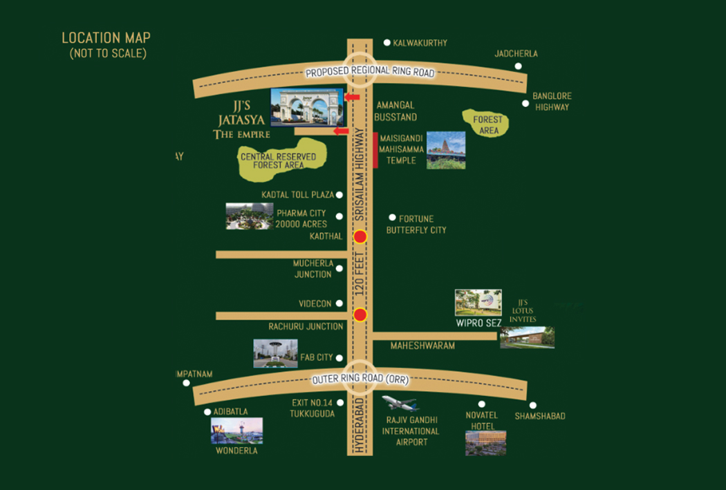 Green Meadows Location Map